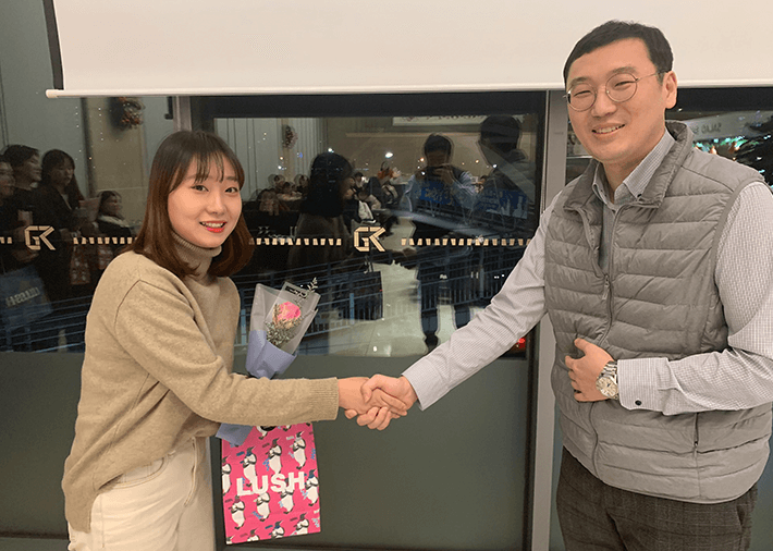 유디엠 종무식 현장